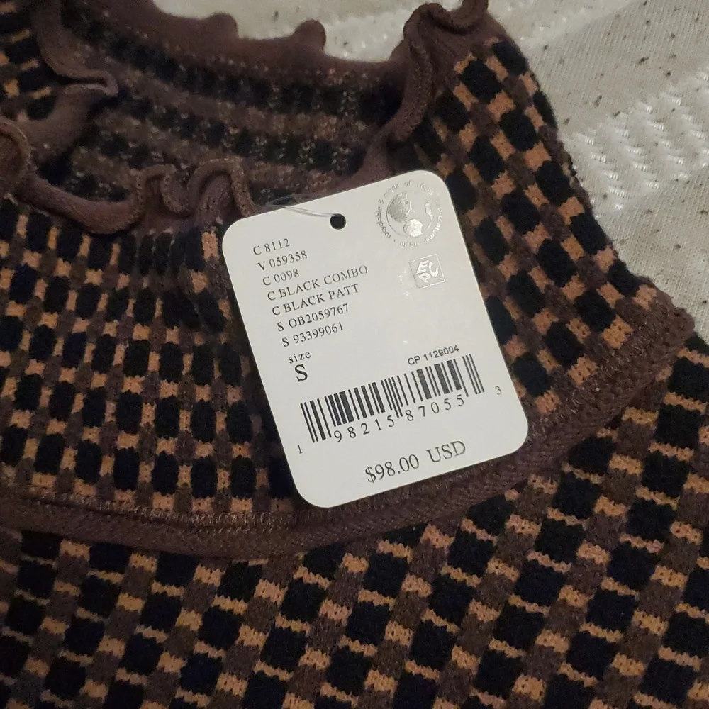 Free People Textured Top Nwt - Picture 5 of 6